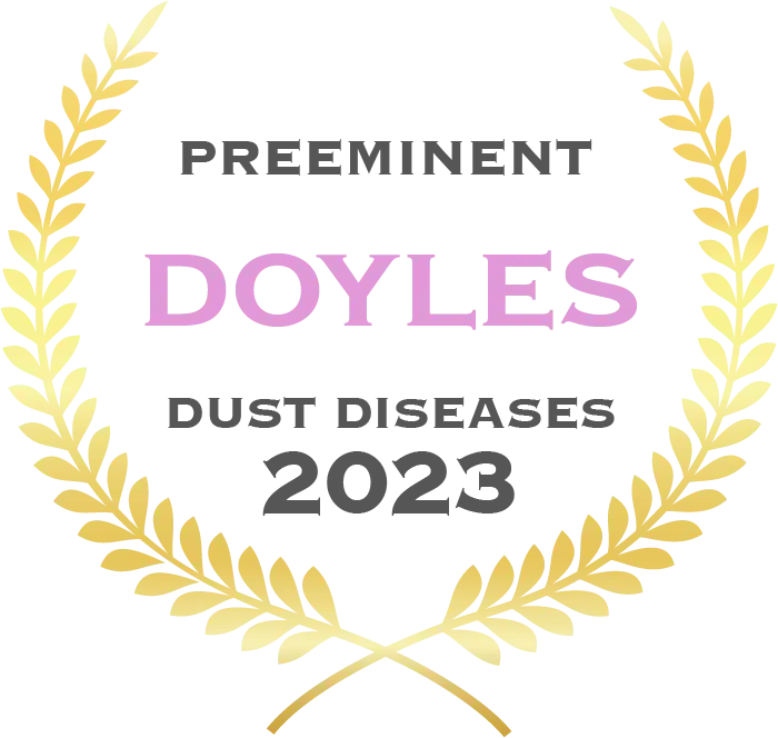 Preeminent Doyles Dust Diseases 2023 award