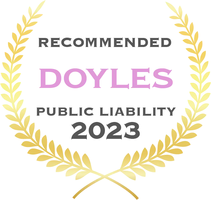 Recommended Doyles Public Liability 2023 award