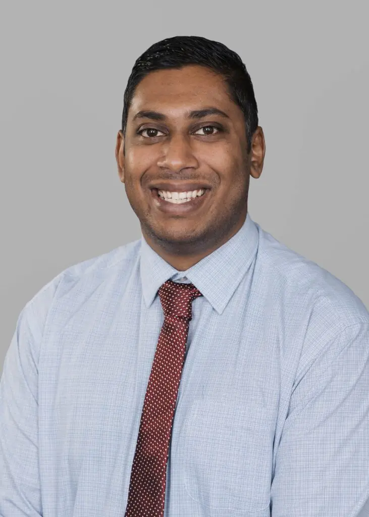 a man smiling