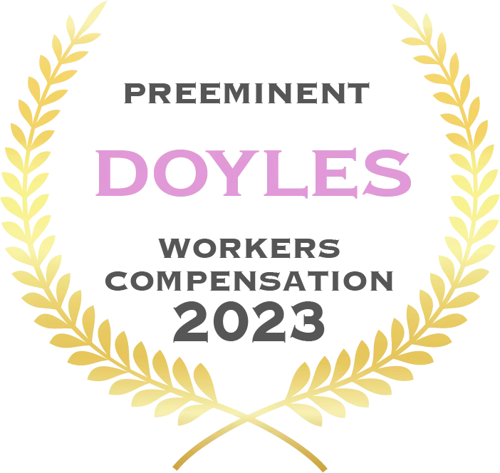 Preeminent Doyles Workers Compensation 2023 award