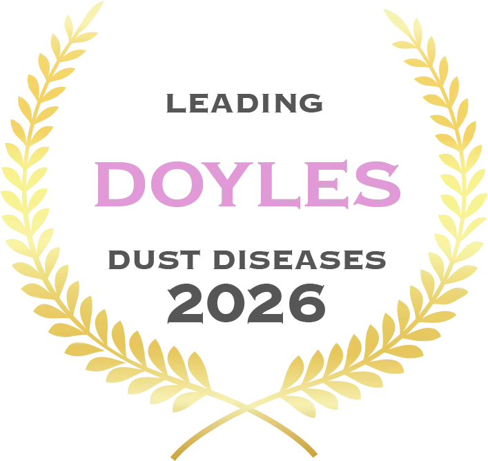 Doyle's Guide 2026 Dust Diseases Leading badge, vbr Lawyers