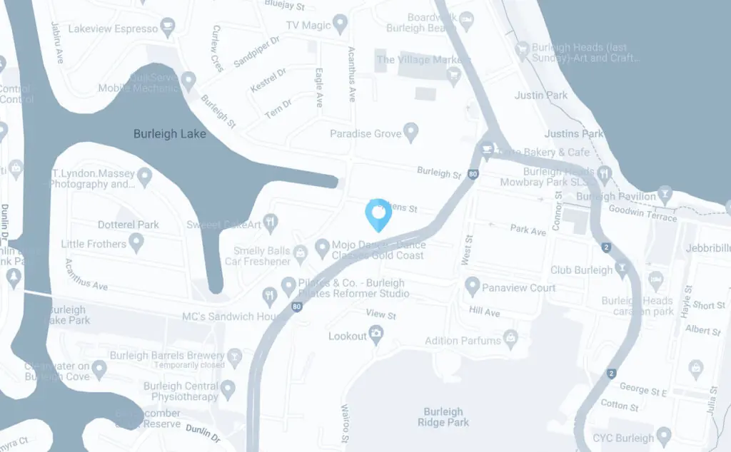Gold Coast Map