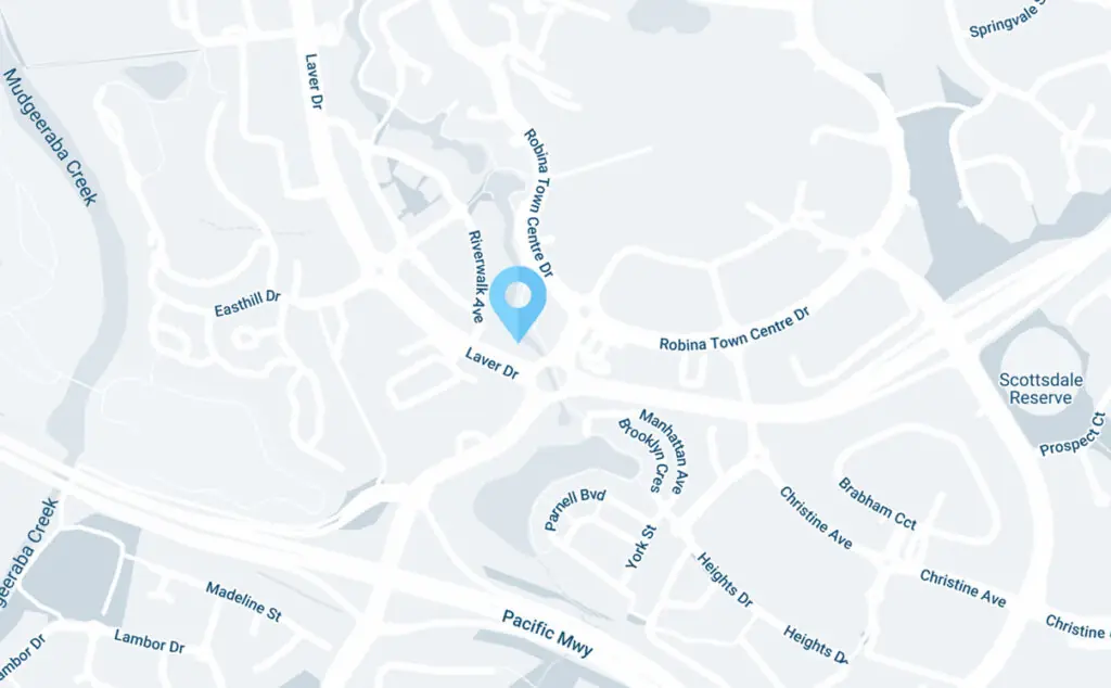 Map of Robina
